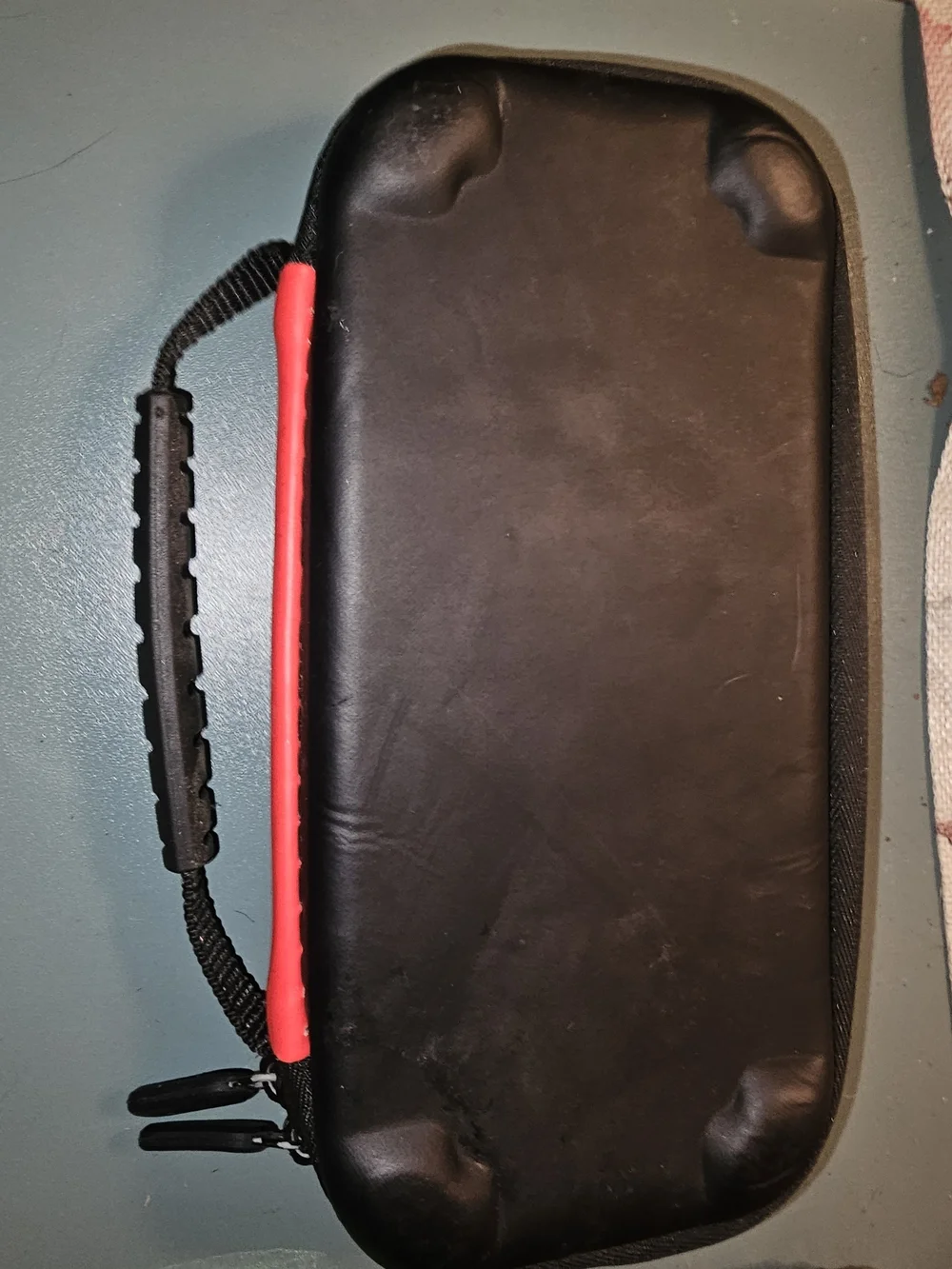 Mario Nintendo Red and Black Checkerboard Gaming Carry Case